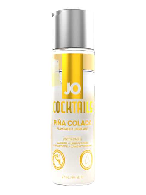JO Cocktails Lube con sabor a piña colada, 2 onzas líquidas